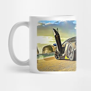 Centenario Cartoon Drawing Action Print Mug